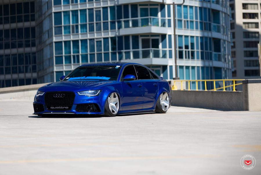  Audi A6 Sedan on Vossen Wheels (VPS-318) (4G, C7) 2016 года  (фото 37 из 59)